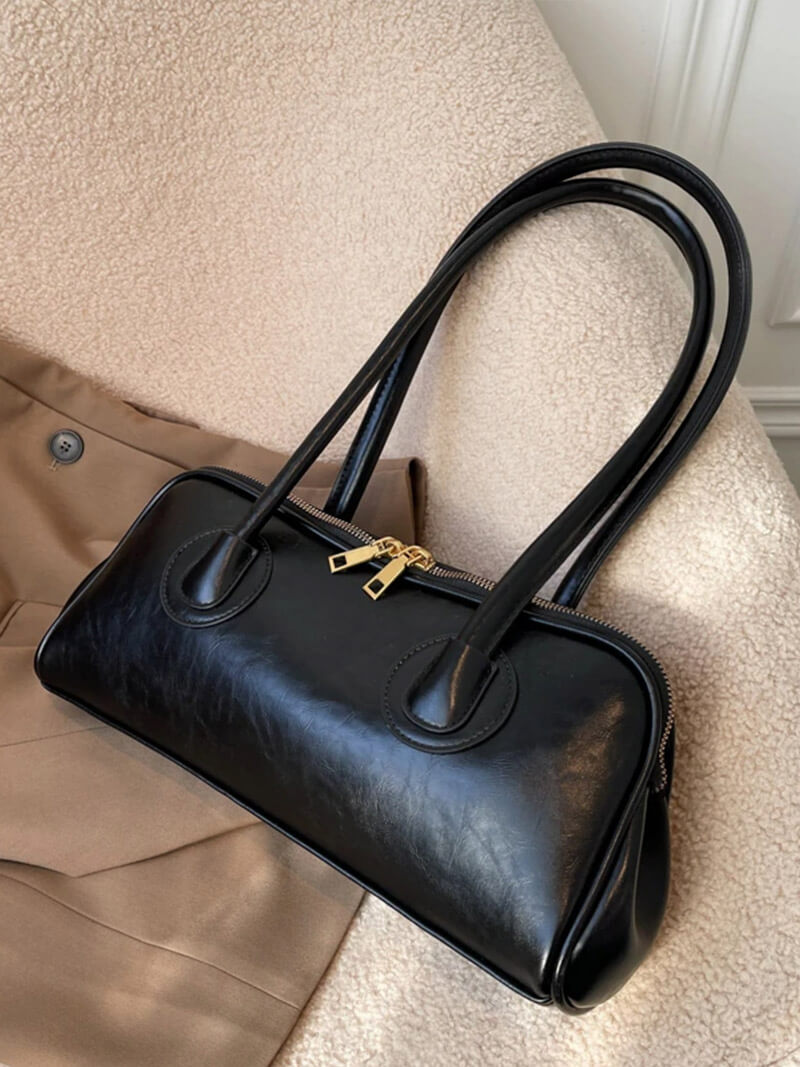 Veda – Vintage Faux Leather Shoulder Bag