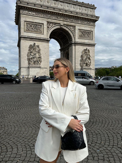 Nadia – Mini Woven Faux Leather Bag