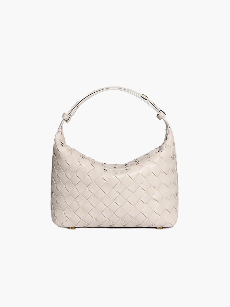 Nadia – Mini Woven Faux Leather Bag