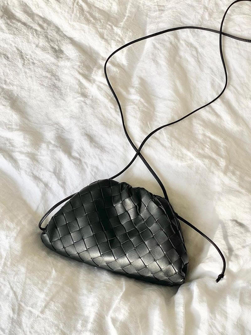 Zara – Mini Woven Vegan Leather Bag