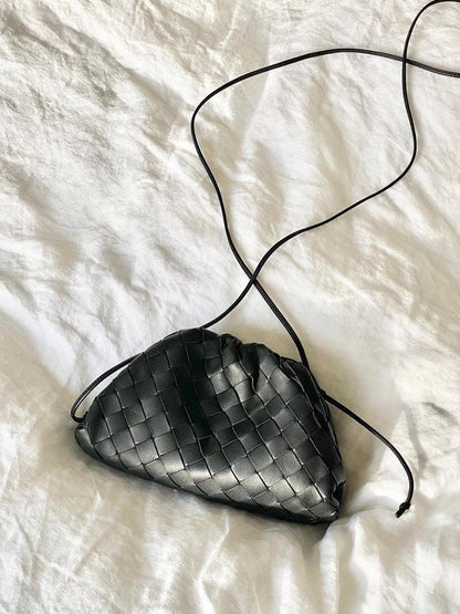 Zara – Mini Woven Vegan Leather Bag