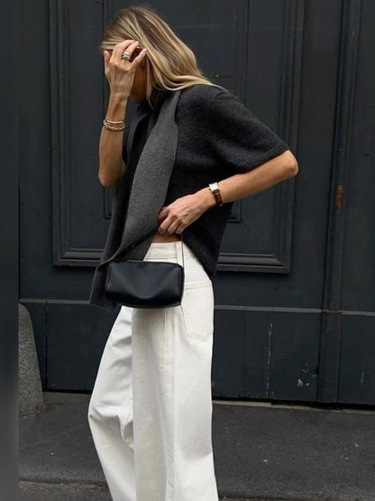 Hazel – Glazed Leather Shoulder Bag