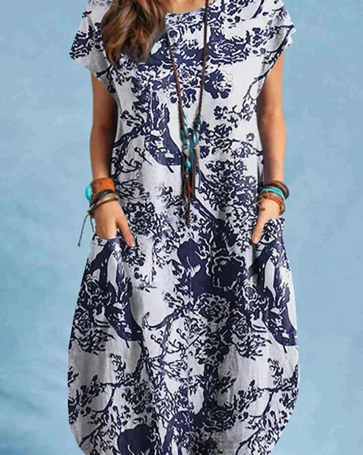 Cali – Vintage Midi Dress