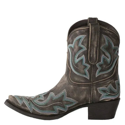 Rosa – Cowboy Ankle Boots