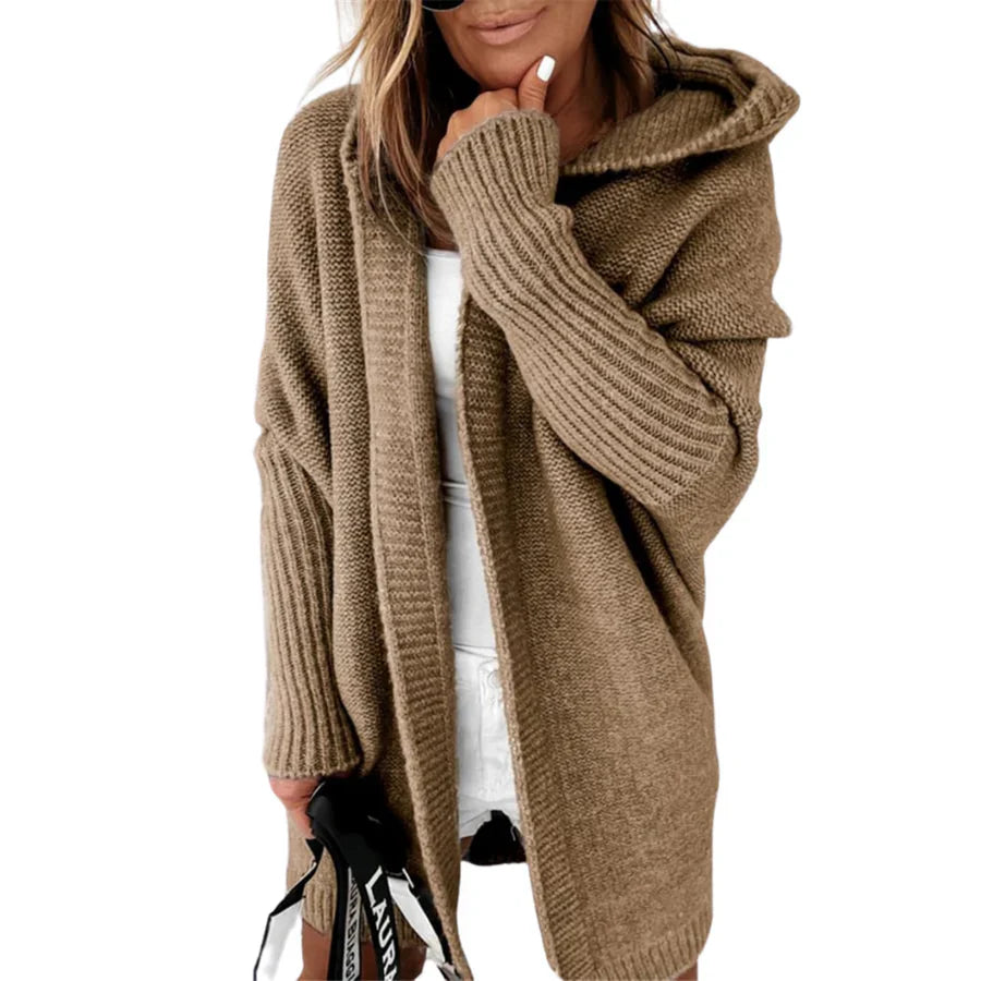 Basia – Casual  Contrast Stitched Cardigan