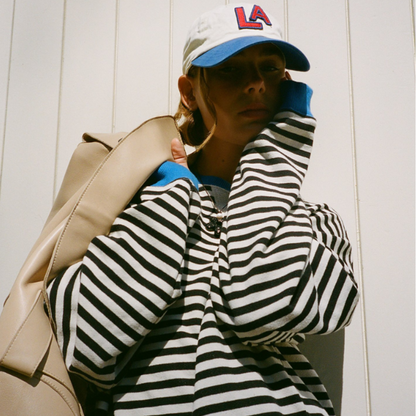 Sage – Oversized Striped Sweater