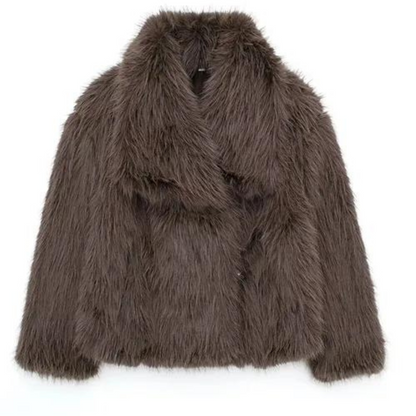 Quinn - Plush Faux Fur Coat