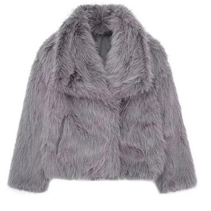 Quinn - Plush Faux Fur Coat