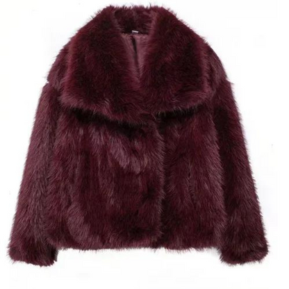 Quinn - Plush Faux Fur Coat