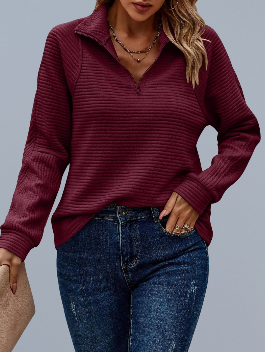 Ursula – Cozy Half-Zip Pullover