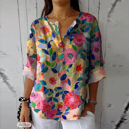 Vanessa – Floral Print Blouse