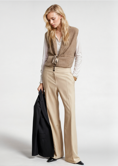 Sophie – Elegant Luxe Wool Vest