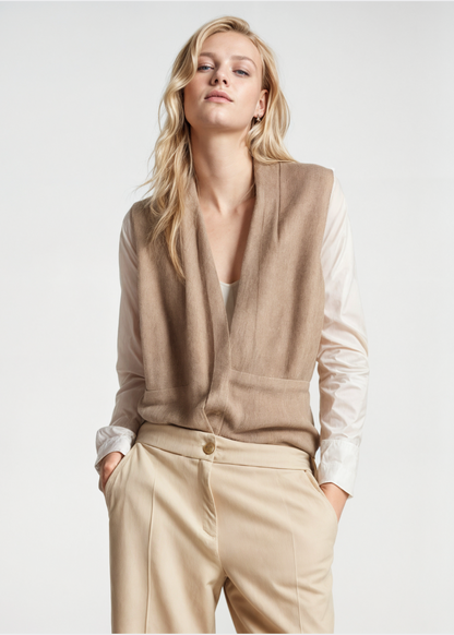 Sophie – Elegant Luxe Wool Vest