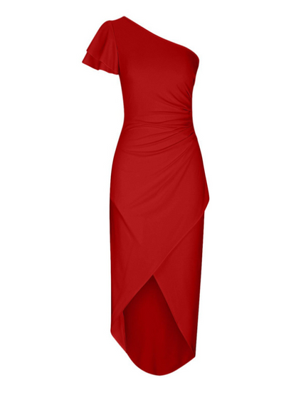 Zoey – Elegant Asymmetrical Mini Dress