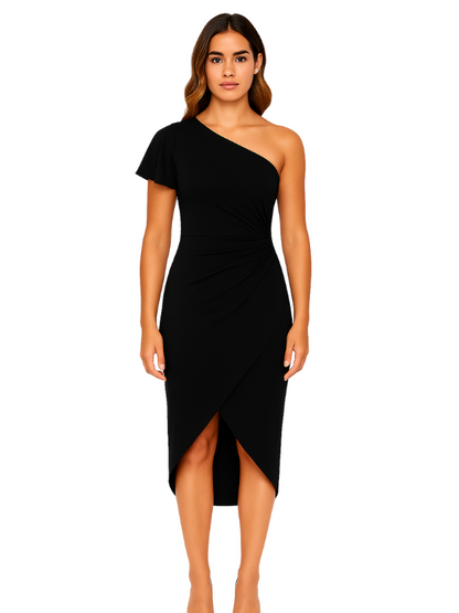 Zoey – Elegant Asymmetrical Mini Dress