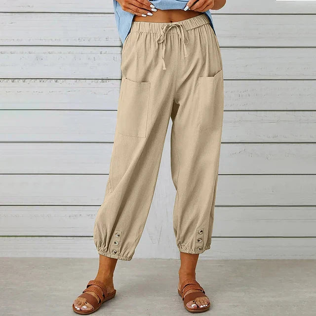 Thelma – Casual Front Pockets Pants