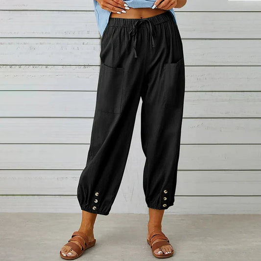 Thelma – Casual Front Pockets Pants