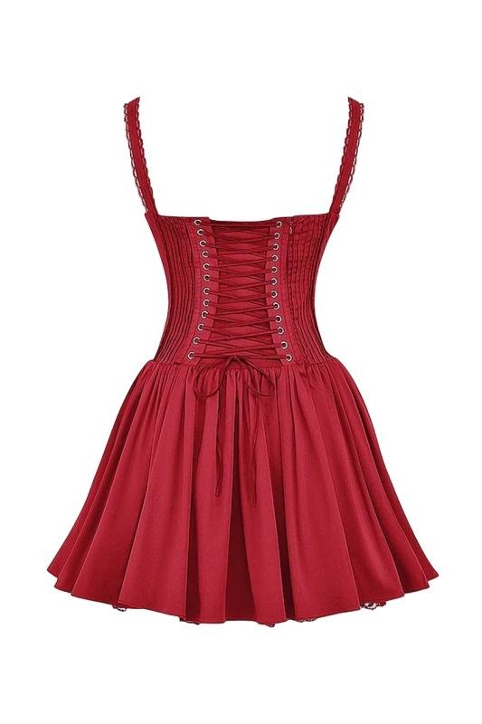 Willow – Satin Corset Mini Dress