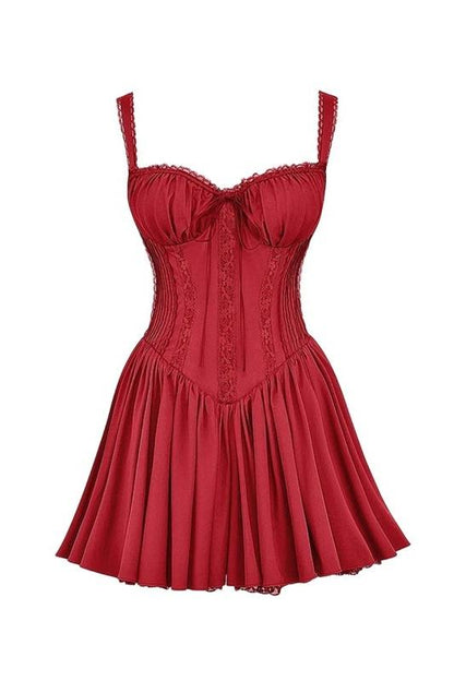 Willow – Satin Corset Mini Dress