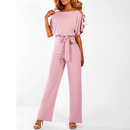Michelle – Stylish Belted Jumpsuit