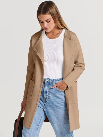 Lyla – Double Breasted Lapel Coat