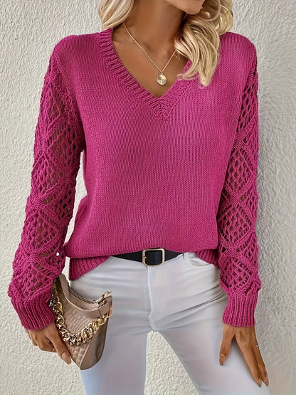 Siera – V-Neck Knitted Sweater
