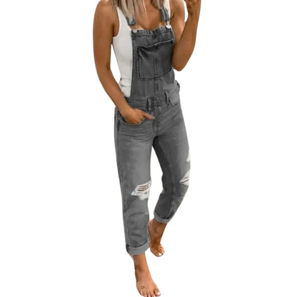 Ulrika – Sleeveless Denim Jumpsuit