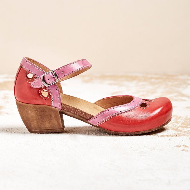 Kaida – Low-Heel Comfort Sandals