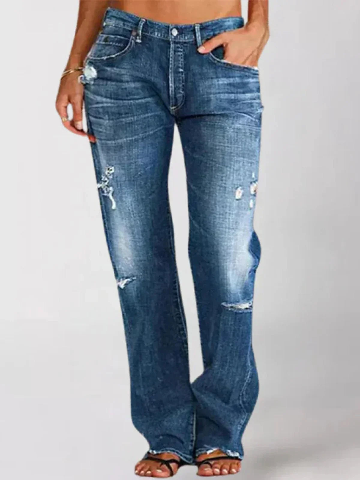 Merida – Low-Rise Wide-Leg Jeans