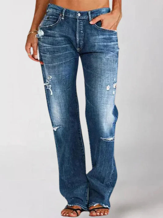 Merida – Low-Rise Wide-Leg Jeans