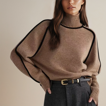 Zelia – Knitted Turtleneck Sweater