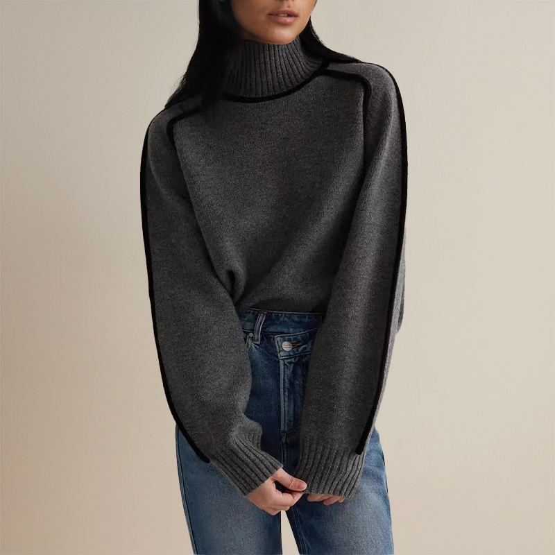 Zelia – Knitted Turtleneck Sweater