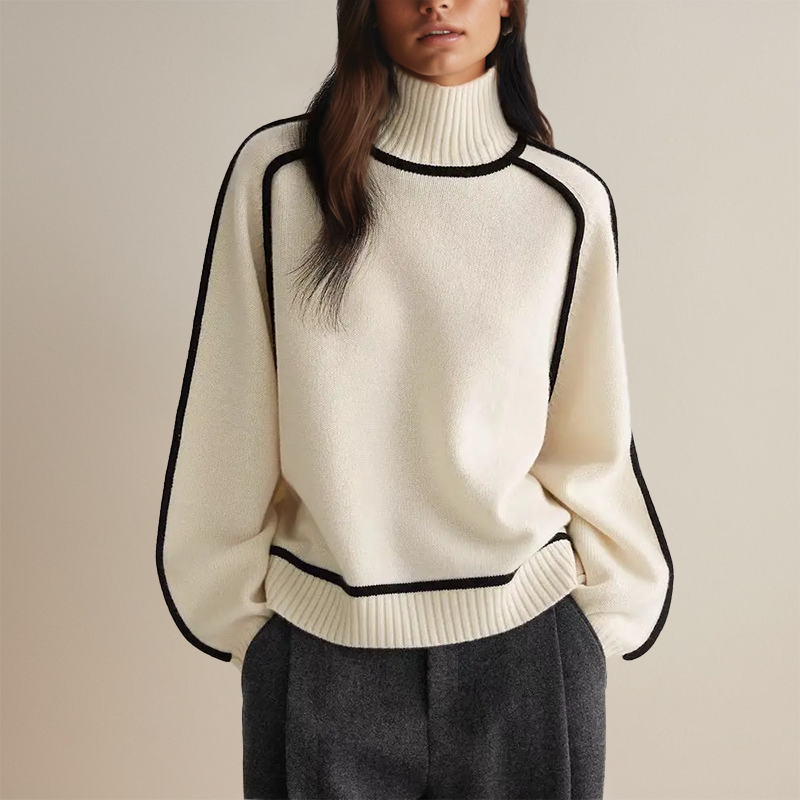 Zelia – Knitted Turtleneck Sweater