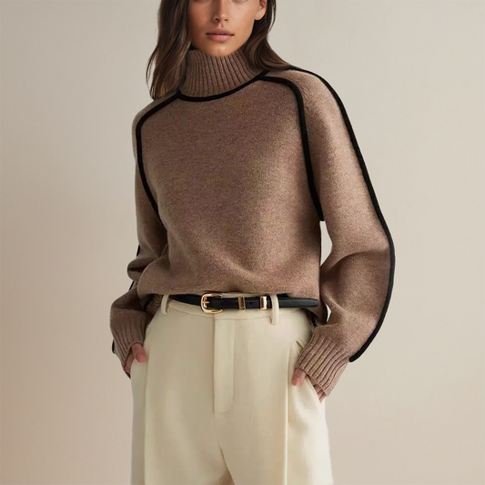 Zelia – Knitted Turtleneck Sweater
