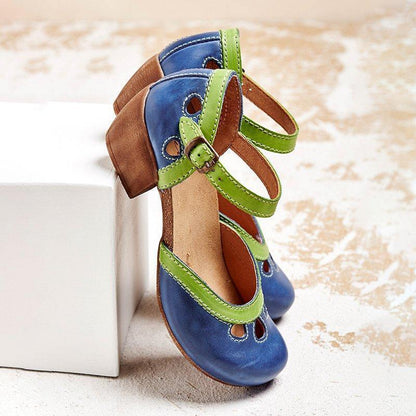 Kaida – Low-Heel Comfort Sandals