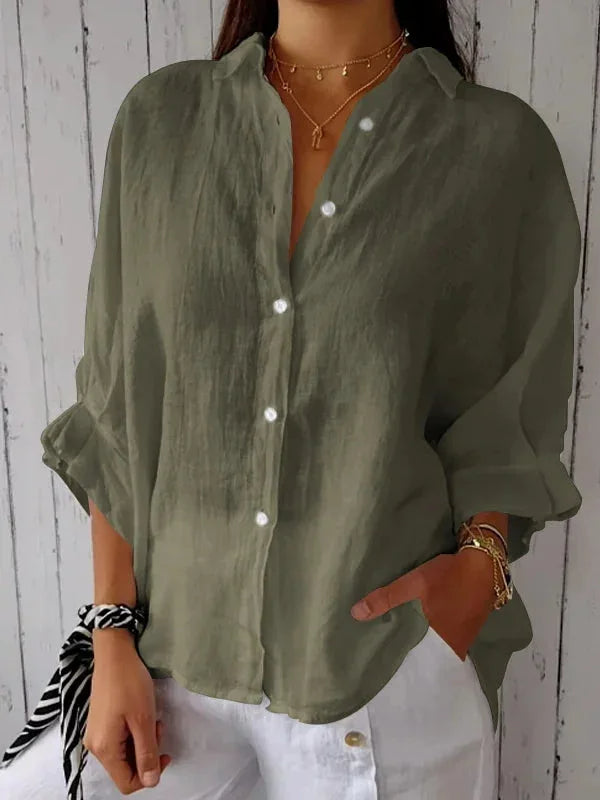 Tessa – Casual Chic Linen Blouse