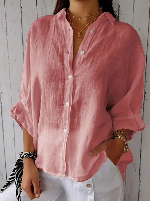 Tessa – Casual Chic Linen Blouse