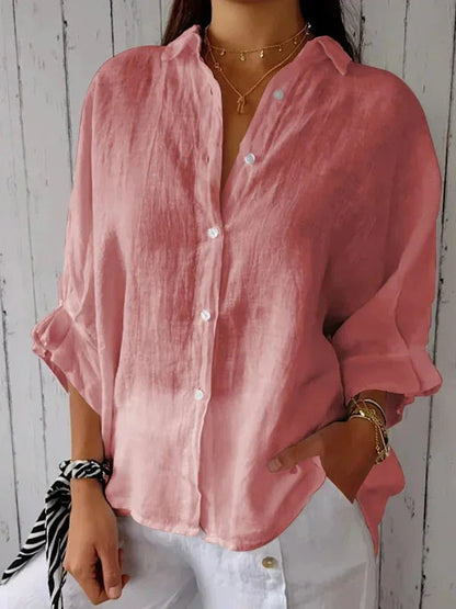 Tessa – Casual Chic Linen Blouse