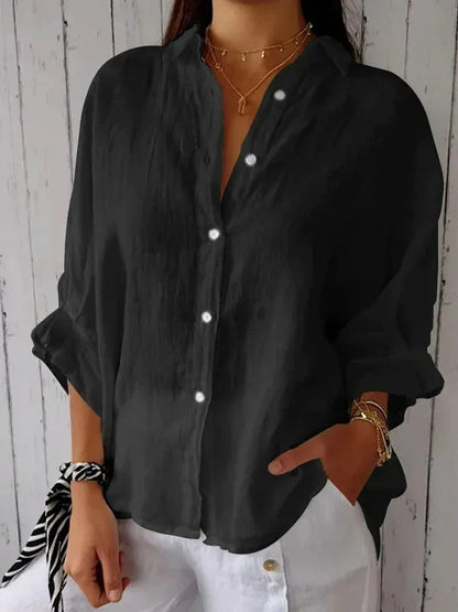 Tessa – Casual Chic Linen Blouse