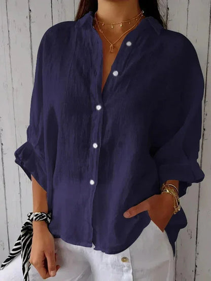Tessa – Casual Chic Linen Blouse