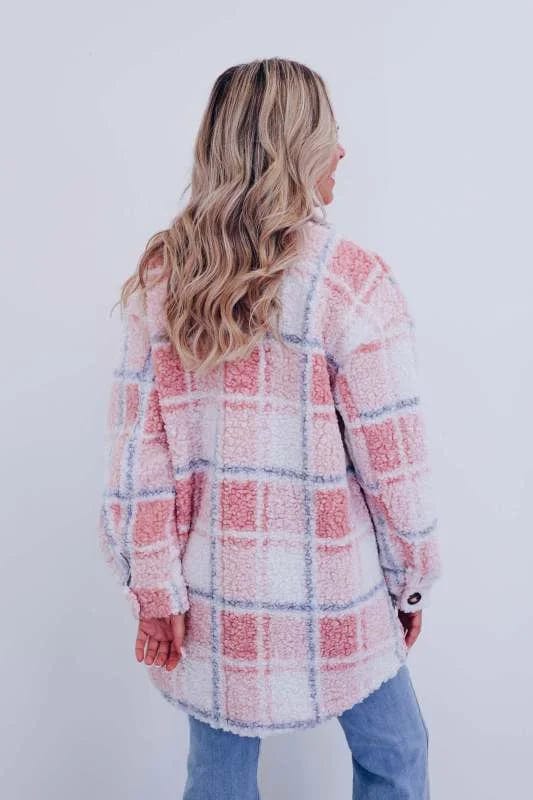 Amara – Patterned Woolen Coat