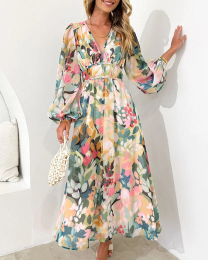 Tess – Elegant Floral Maxi Dress