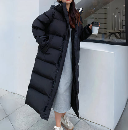 Adelina – Stylish Windproof Long Jacket
