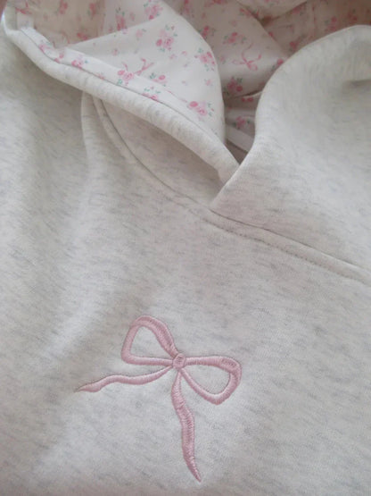 Becca - Hoodie with Bow Detail