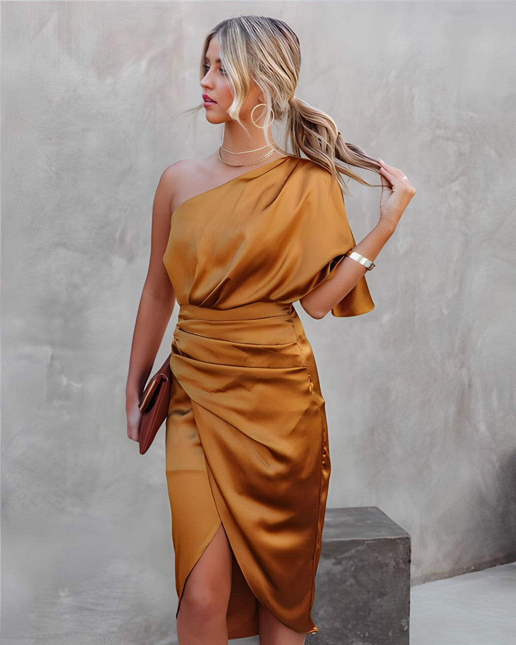 Eden – Luxury One-Shoulder Dress