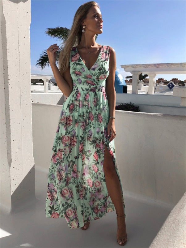 Daisy – Floral Print Maxi Dress