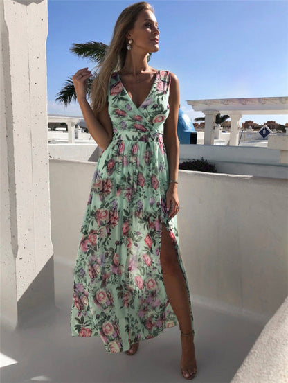 Daisy – Floral Print Maxi Dress