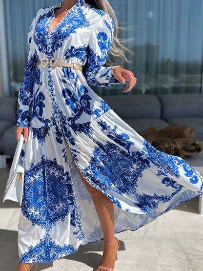 Ophelia – Paisley Print Maxi Dress