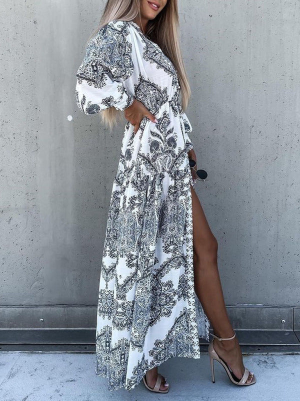 Ophelia – Paisley Print Maxi Dress
