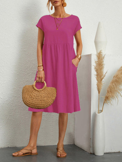 Asha – Elegant Round Neck Sleeves